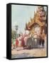 Burma, Mandalay Monastery-R Talbot Kelly-Framed Stretched Canvas