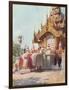 Burma, Mandalay Monastery-R Talbot Kelly-Framed Art Print