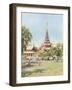 Burma, Mandalay Palace-R Talbot Kelly-Framed Art Print