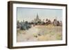 Burma, Pagan, Ananda 1905-R Talbot Kelly-Framed Art Print