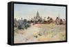 Burma, Pagan, Ananda 1905-R Talbot Kelly-Framed Stretched Canvas