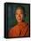 Burma, Rakhine State, A Buddhist Monk Enjoys the Late Afternoon at Sittwe, Myanmar-Nigel Pavitt-Framed Stretched Canvas