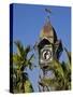 Burma, Rakhine State, the Old Clock Tower at Sittwe, Myanmar-Nigel Pavitt-Stretched Canvas