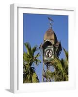 Burma, Rakhine State, the Old Clock Tower at Sittwe, Myanmar-Nigel Pavitt-Framed Photographic Print