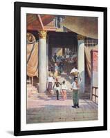 Burma, Rangoon, Pagoda-R Talbot Kelly-Framed Art Print