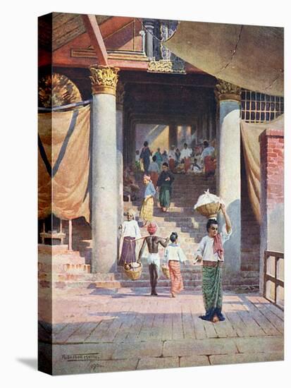 Burma, Rangoon, Pagoda-R Talbot Kelly-Stretched Canvas
