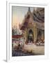 Burma, Rangoon Shwe Dagon-R Talbot Kelly-Framed Art Print