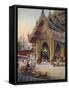 Burma, Rangoon Shwe Dagon-R Talbot Kelly-Framed Stretched Canvas