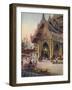 Burma, Rangoon Shwe Dagon-R Talbot Kelly-Framed Art Print