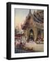 Burma, Rangoon Shwe Dagon-R Talbot Kelly-Framed Art Print