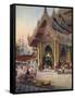 Burma, Rangoon Shwe Dagon-R Talbot Kelly-Framed Stretched Canvas