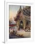 Burma, Rangoon Shwe Dagon-R Talbot Kelly-Framed Art Print