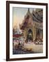 Burma, Rangoon Shwe Dagon-R Talbot Kelly-Framed Art Print