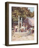 Burma, Scenery 1909-R Talbot Kelly-Framed Art Print