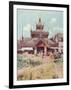 Burma Scenery, Rest House-R Talbot Kelly-Framed Art Print