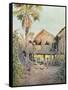 Burma Scenery, Village-R Talbot Kelly-Framed Stretched Canvas