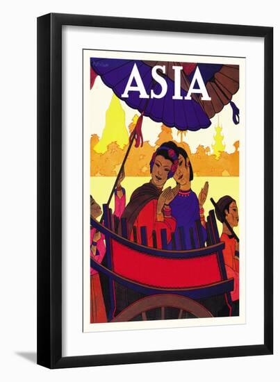 Burma, The Golden Landscape-Frank Mcintosh-Framed Art Print