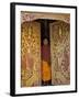 Burma, Wun Nyat, the Abbot Closes the Ornate Door to Beautiful Wun Nyat Monastery, Myanmar-Nigel Pavitt-Framed Photographic Print