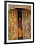 Burma, Wun Nyat, the Abbot Closes the Ornate Door to Beautiful Wun Nyat Monastery, Myanmar-Nigel Pavitt-Framed Photographic Print