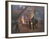 Burmeister and Wain Iron Foundry 1885-Peder Severin Kroyer-Framed Giclee Print