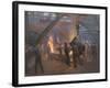 Burmeister and Wain Iron Foundry 1885-Peder Severin Kroyer-Framed Giclee Print