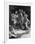 Burmese Ballet Girls as They Performed before the Viceroy of India at Rangoon-Henry Stephen Ludlow-Framed Giclee Print