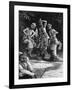 Burmese Ballet Girls as They Performed before the Viceroy of India at Rangoon-Henry Stephen Ludlow-Framed Giclee Print