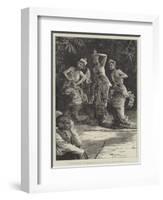 Burmese Ballet Girls as They Performed before the Viceroy of India at Rangoon-Henry Stephen Ludlow-Framed Giclee Print