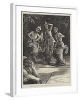 Burmese Ballet Girls as They Performed before the Viceroy of India at Rangoon-Henry Stephen Ludlow-Framed Giclee Print