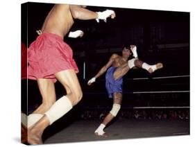 Burmese Boxing, No Kicks or Punches Barred, Mandalay, Myanmar (Burma), Asia-Upperhall Ltd-Stretched Canvas