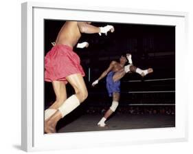 Burmese Boxing, No Kicks or Punches Barred, Mandalay, Myanmar (Burma), Asia-Upperhall Ltd-Framed Photographic Print