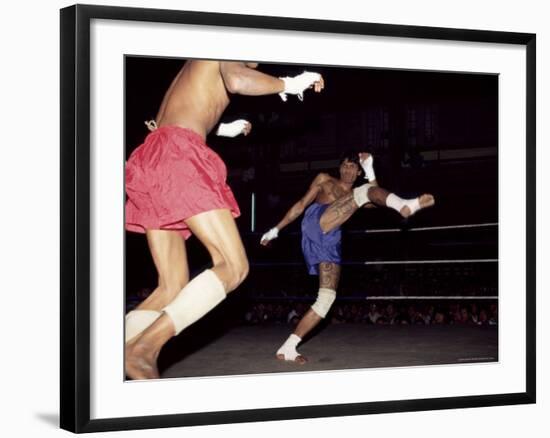 Burmese Boxing, No Kicks or Punches Barred, Mandalay, Myanmar (Burma), Asia-Upperhall Ltd-Framed Photographic Print