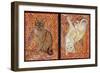 Burmese Carpet-Patch, 1997-Ditz-Framed Giclee Print