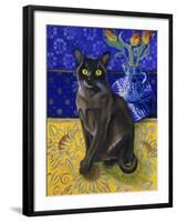 Burmese Cat, Series I-Isy Ochoa-Framed Giclee Print