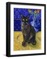 Burmese Cat, Series I-Isy Ochoa-Framed Giclee Print