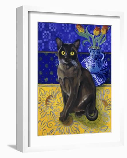 Burmese Cat, Series I-Isy Ochoa-Framed Giclee Print