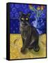 Burmese Cat, Series I-Isy Ochoa-Framed Stretched Canvas