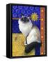 Burmese Cat, Series I-Isy Ochoa-Framed Stretched Canvas