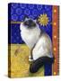 Burmese Cat, Series I-Isy Ochoa-Stretched Canvas