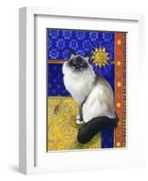 Burmese Cat, Series I-Isy Ochoa-Framed Giclee Print