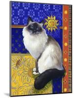 Burmese Cat, Series I-Isy Ochoa-Mounted Giclee Print