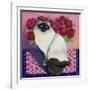 Burmese Cat, Series II-Isy Ochoa-Framed Giclee Print