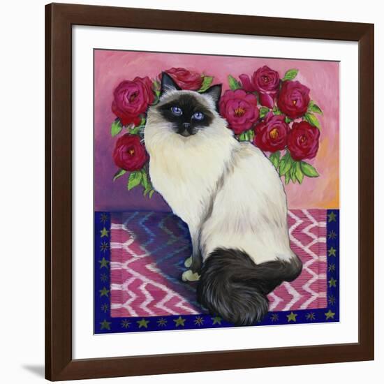 Burmese Cat, Series II-Isy Ochoa-Framed Giclee Print