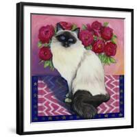 Burmese Cat, Series II-Isy Ochoa-Framed Giclee Print