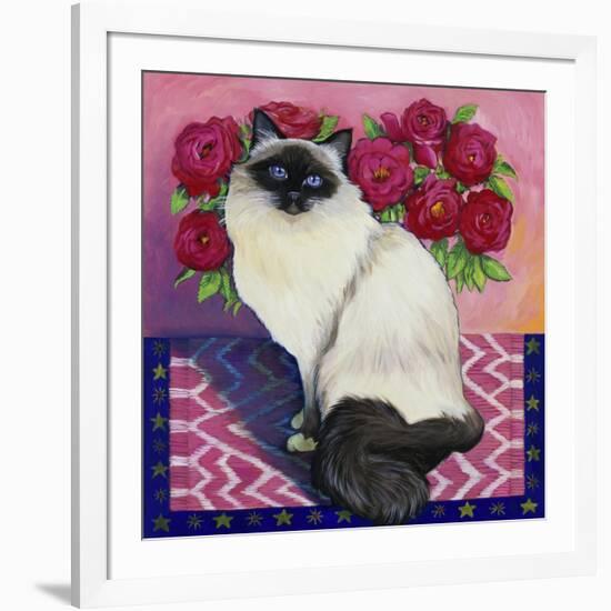 Burmese Cat, Series II-Isy Ochoa-Framed Giclee Print