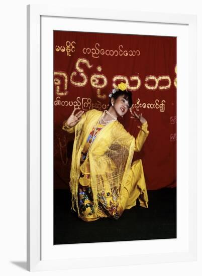 Burmese Dancer-null-Framed Premium Photographic Print