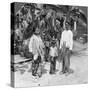 Burmese Family, Rangoon, Burma, 1908-null-Stretched Canvas