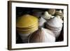 Burmese Hats Hand Made from Bamboo Leaves and Grasses, Myanmar (Burma)-Annie Owen-Framed Photographic Print