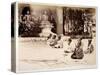 Burmese Ladies Worshipping before Images of the Buddha at the Shwedagon Pagoda-null-Stretched Canvas