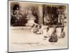 Burmese Ladies Worshipping before Images of the Buddha at the Shwedagon Pagoda-null-Mounted Photographic Print